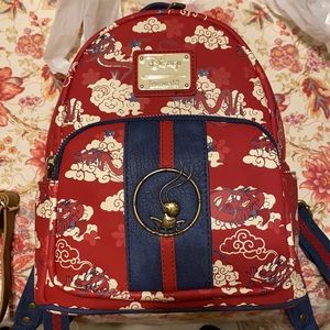 Disney Loungefly Mulan backpack with Mushu